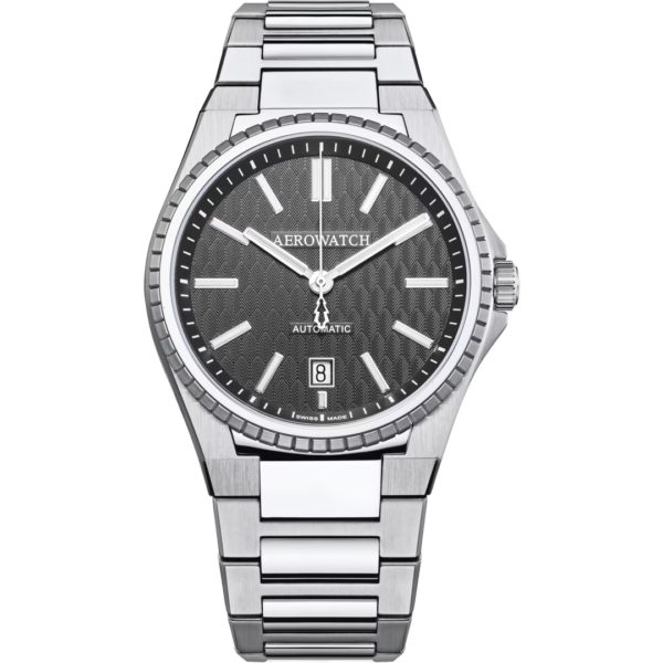 Montre Aerowatch Milan Automatic acier gris 41mm