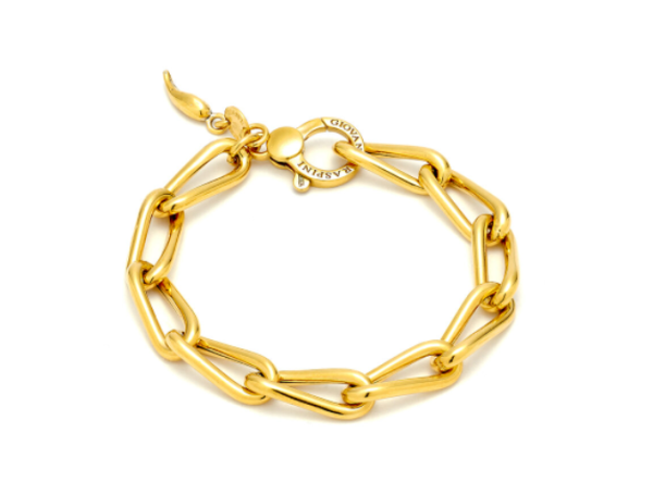 Bracelet Giovanni Raspini JAZZ argent 925 massif, plaqué or, 21cm