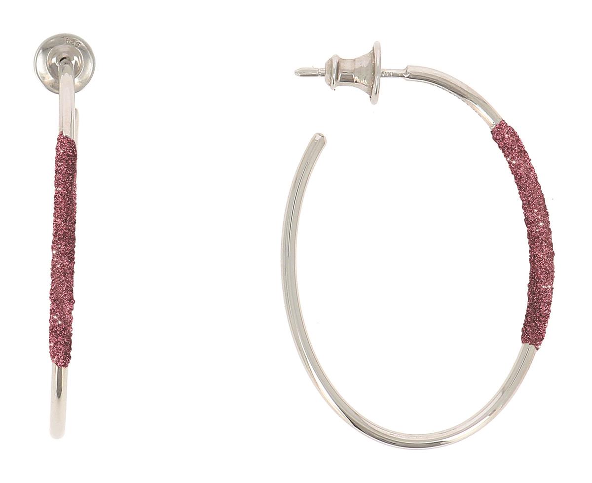 Kreolen Pesavento Color Experience Silber 925, rosa, WPSCO128