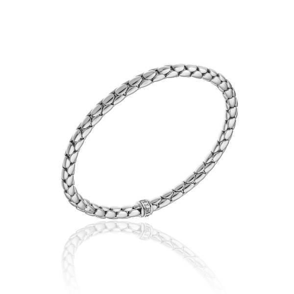 Chimento Bracelet extensible or blanc 750/18 ct. 4,7 mm