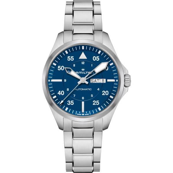 KHAKI AVIATION PILOT DAY DATE AUTO 42mm