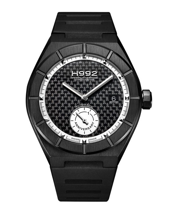 Montre H992 H1 ANNIVERSARY Edition Limitée, cadran noir.