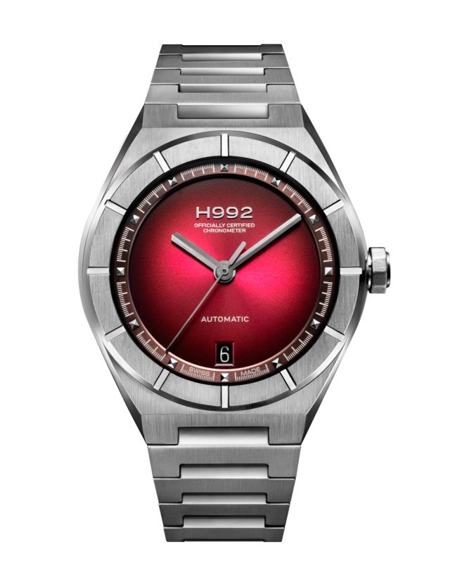 H992 H2 38mm Burgundy + Silver M