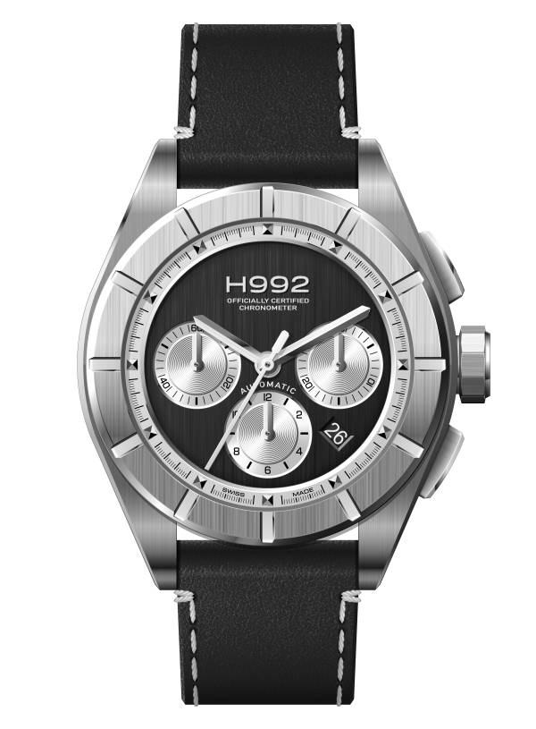 Chronographe H992 H3 Black Panda + Silber