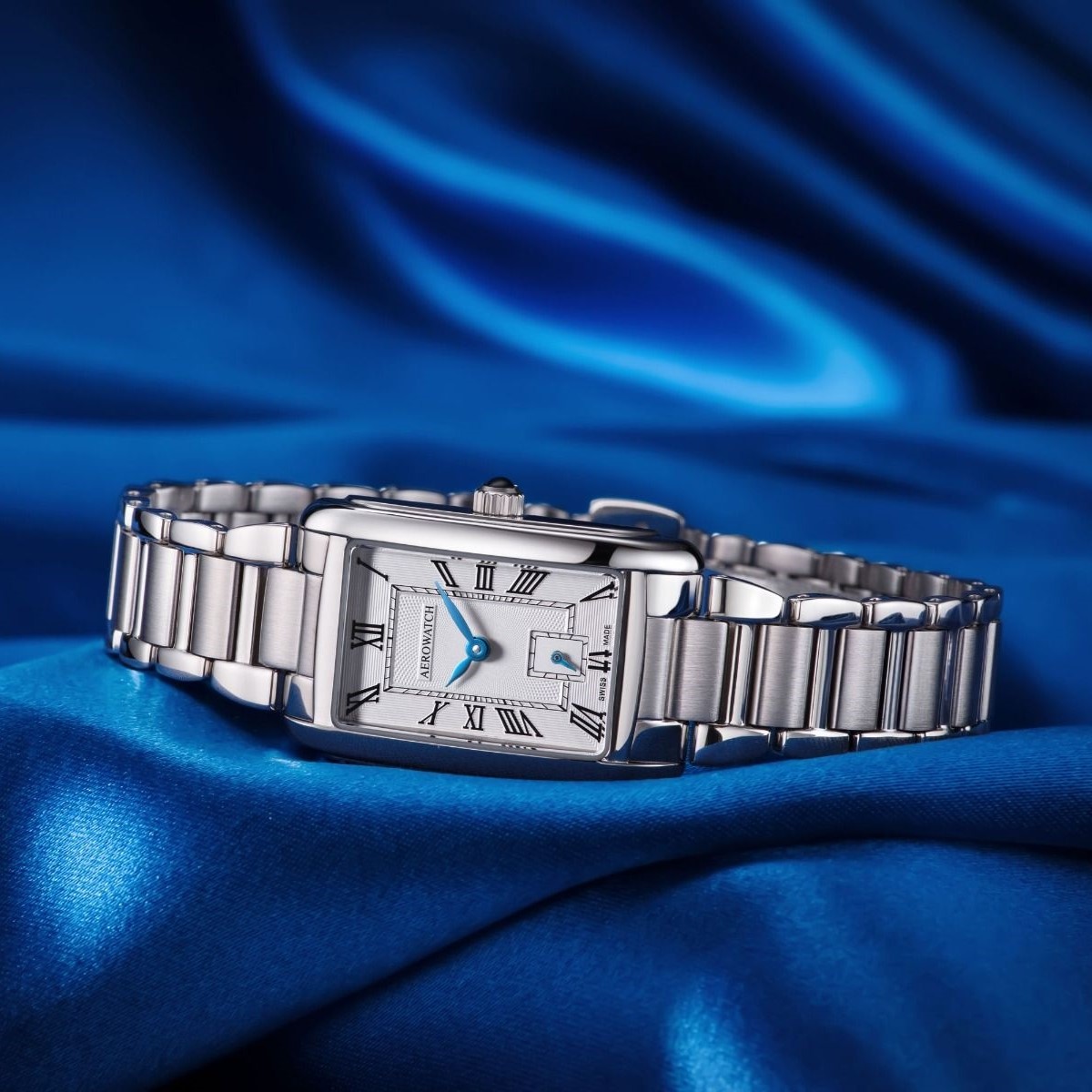 Aerowatch Mini Intuition kleine Sekunde Stahl – Bild 4