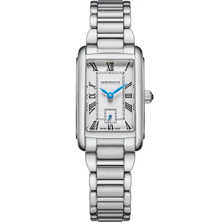 Aerowatch Mini Intuition kleine Sekunde Stahl