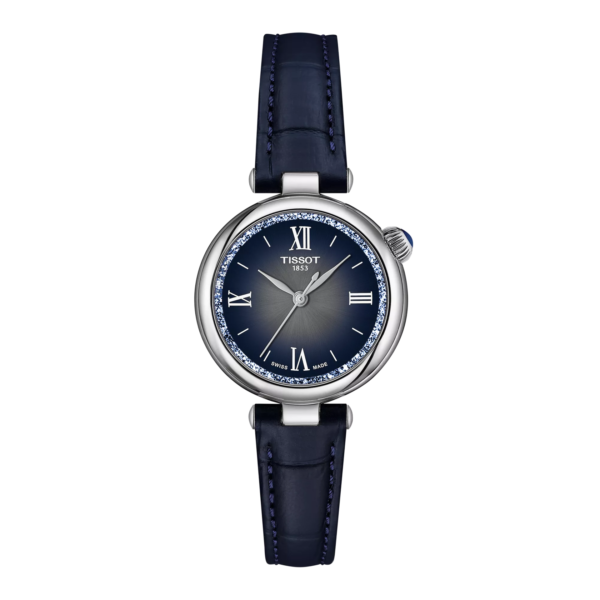 Tissot Desir cadran bleu, bracelet en cuir T152.010.16.038.01
