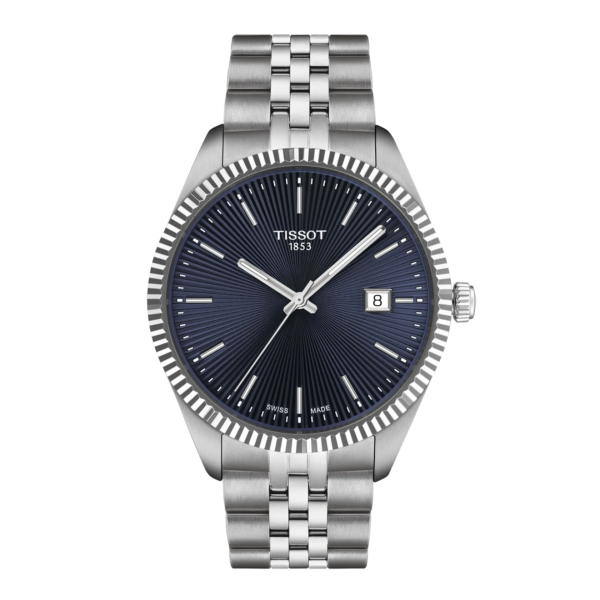 Tissot Ballade 40mm, cadran bleu, bracelet en acier T156.410.11.041.00