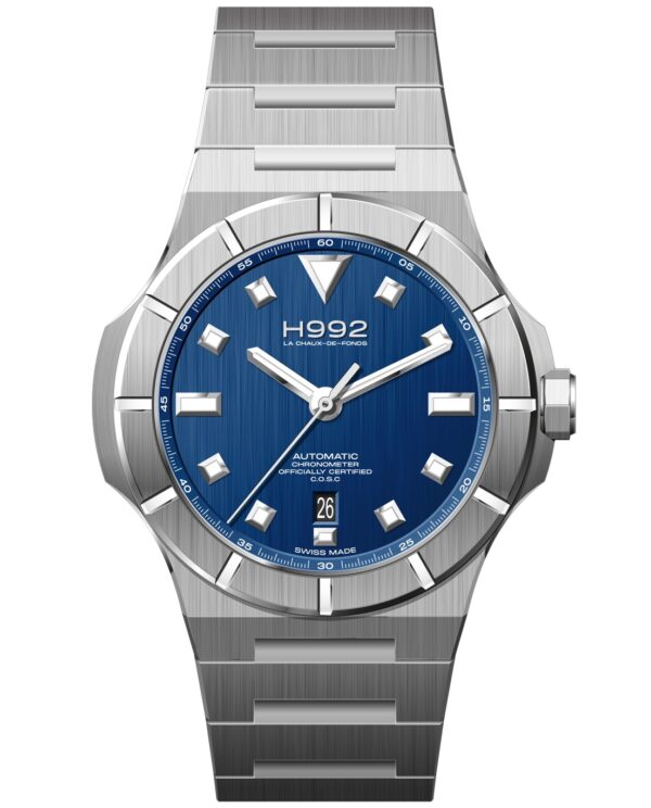 Montre H992 H4 Blue + Silver acier