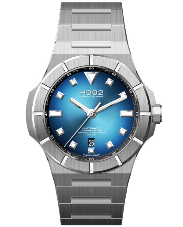 Montre H992 H4 Celestial Blue + Silver acier