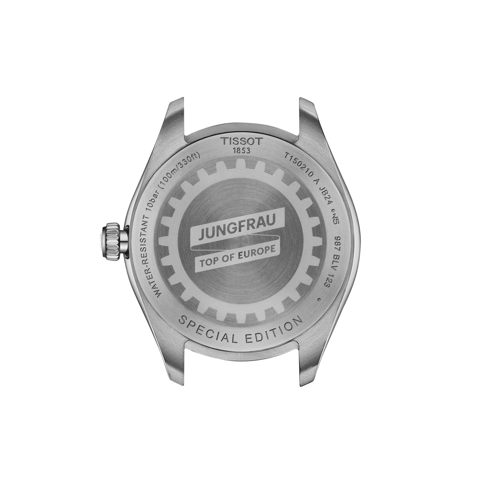 Montre Tissot PR 100 Jungfraubahn Quartz 34mm, arrière gravé