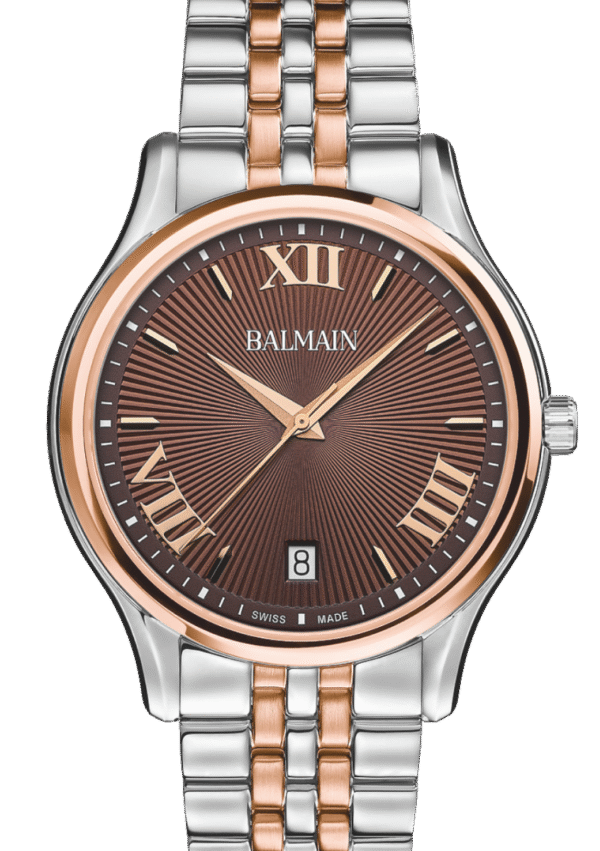 Montre Balmain Beleganza Gent II 40mm, cadran marron