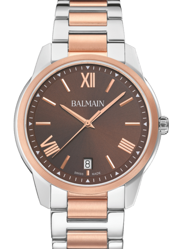 Montre Balmain Madrigal 40 mm, cadran marron