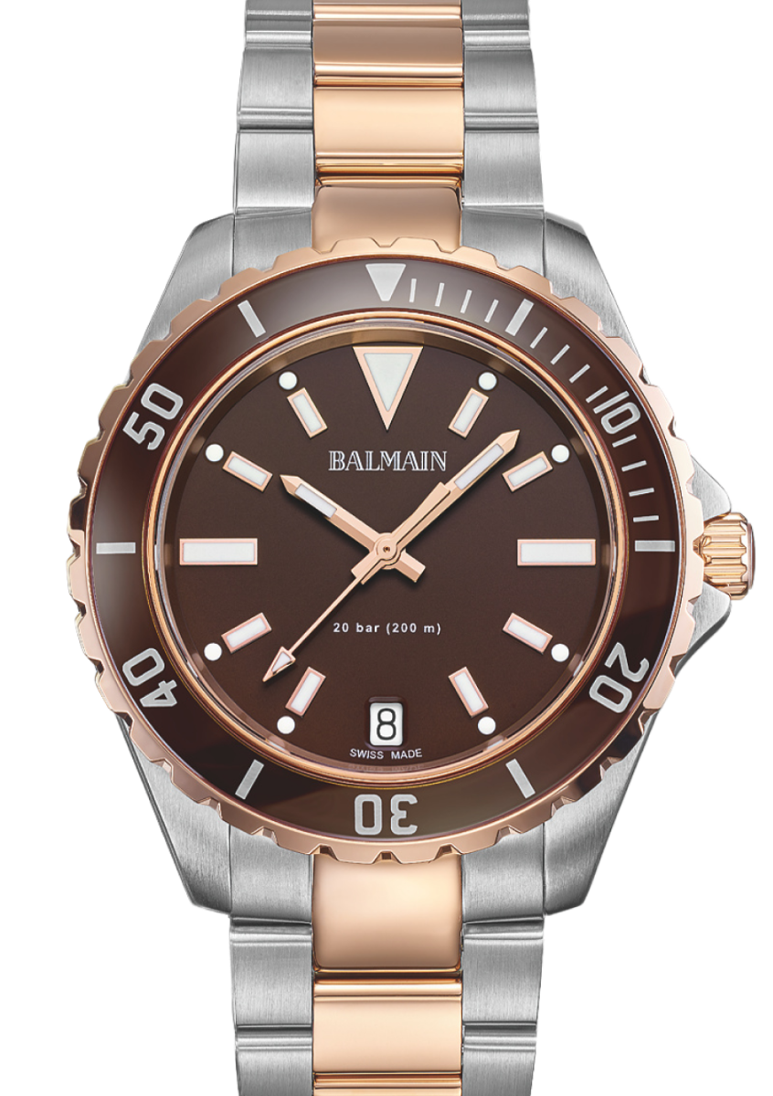 Montre Balmain Ophrys 42.50 mm, bracelet bicolore