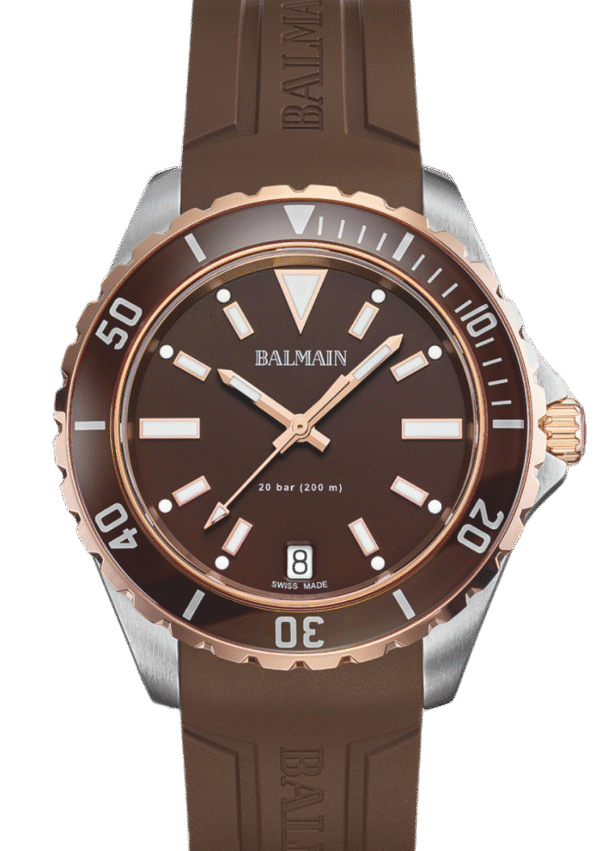 Montre Balmain Ophrys, cadran marron, 42.50 mm