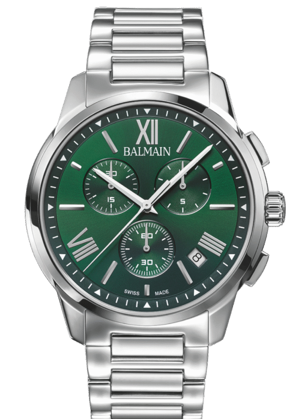 Montre Balmain Madrigal 42 mm, cadran vert
