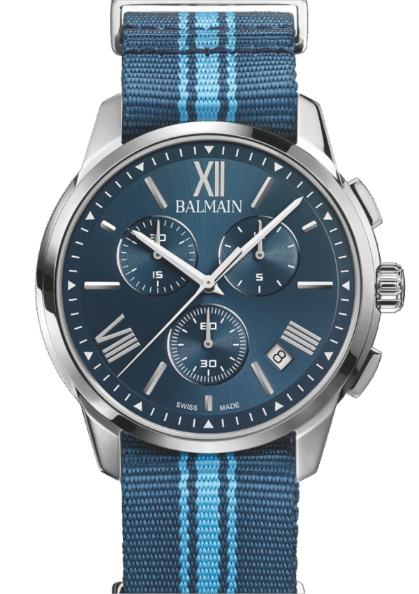 Montre Balmain Madrigal 42 mm, cadran bleu