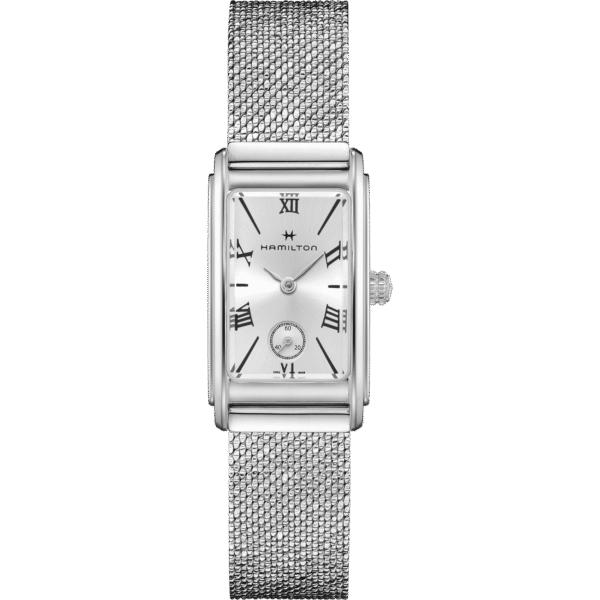 Montre Hamilton Ardmore Small, cadran argent, bracelet maille