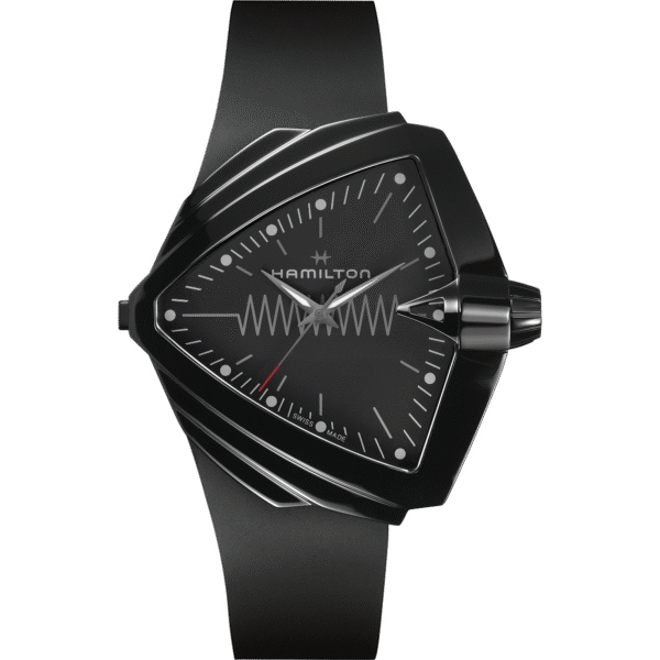 Montre Hamilton XXL Bright noire élégante