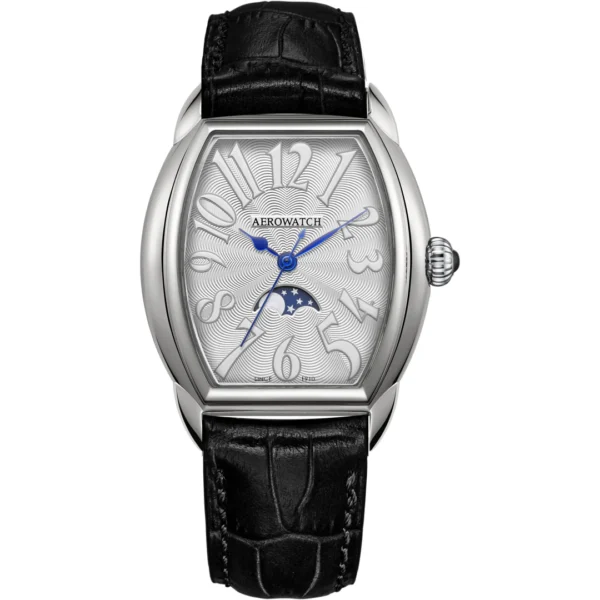 Aerowatch Streamline Lady Moon Phase Quartz Stahl
