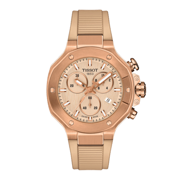 Montre Tissot T-Race Quartz Chronograph 38mm or rose