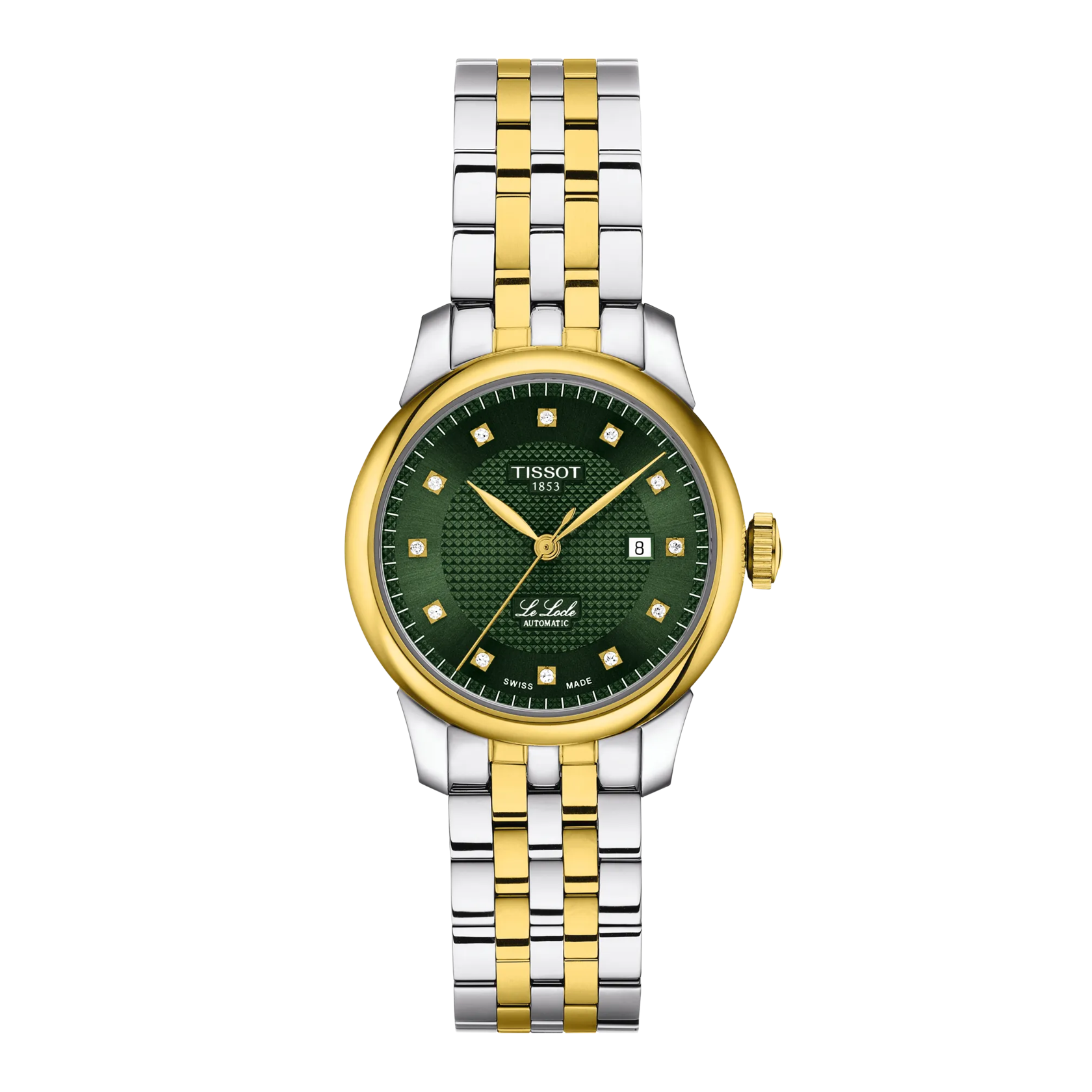 Uhr Tissot Le Locle 29mm, grünes Zifferblatt