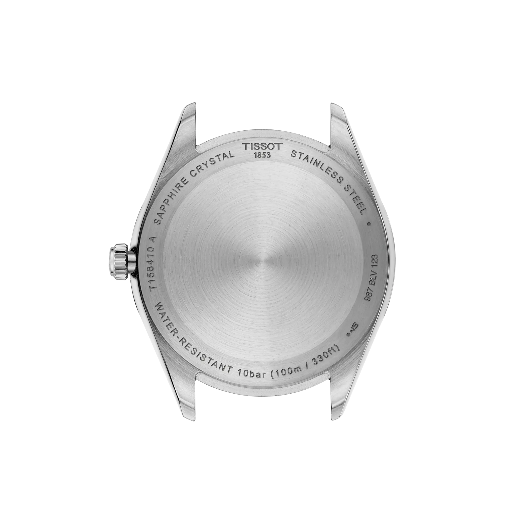 Dos montre Tissot Ballade 40mm, acier inoxydable